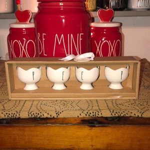 Rae Dunn P E E P Egg Holders